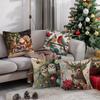Christmas-Themed Pillowcases With Delightful Printssuitable For Sofa Car Bedroom Decorative Cushion Cover Pillow Cover