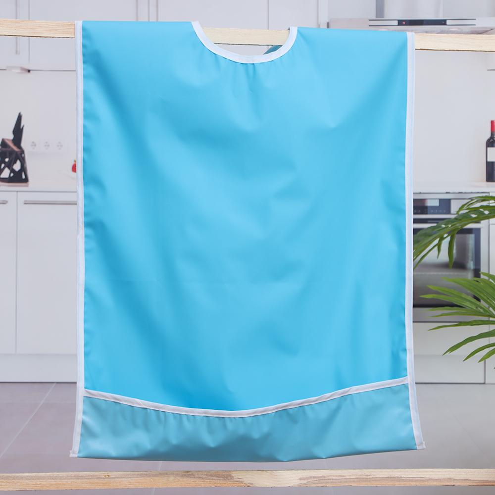 Reusable Cleaning Accessories for Elderly Eating Clothing Protector Extra Long Waterproof Apron Adult Bib