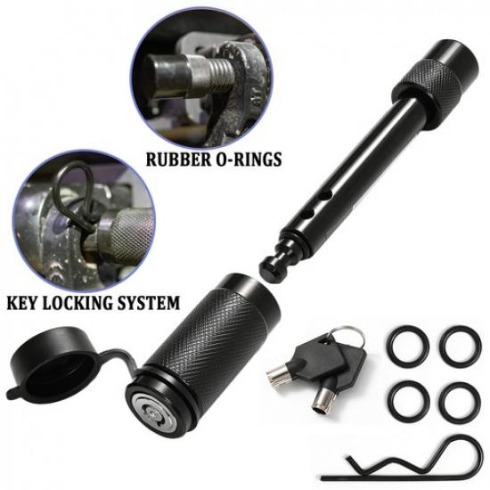 

Anti-Theft Upgrade 58 in Hitch Pin Lock 2 Keys Cover Truck Tow Receiver Trailer