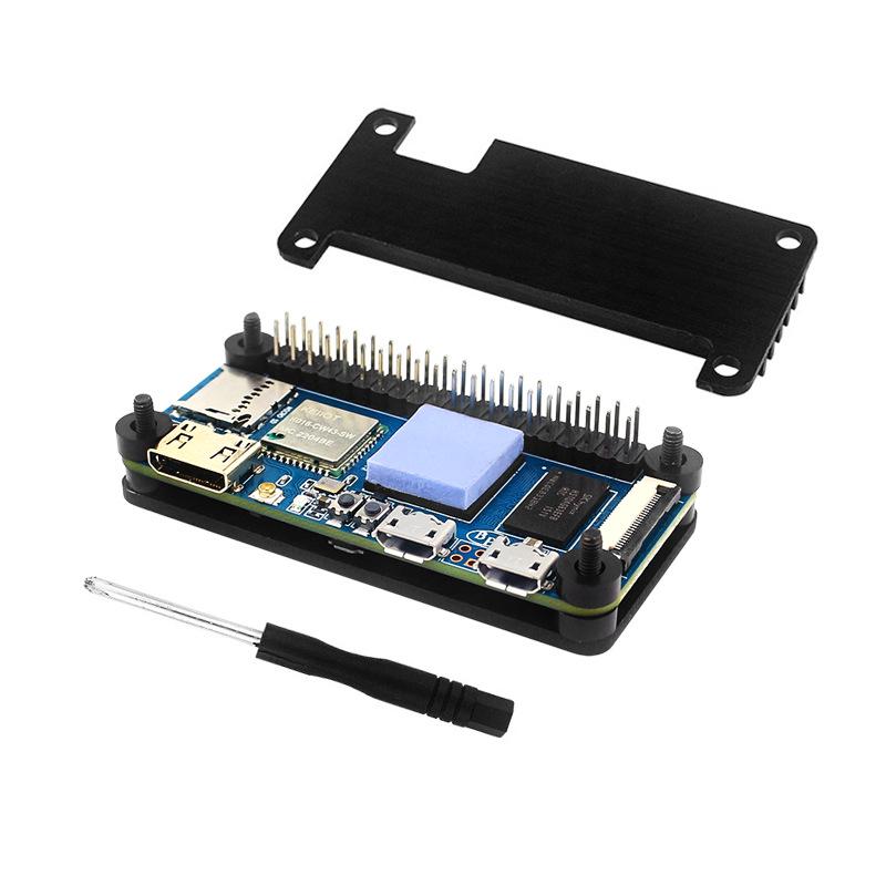 Banana Pi M2 Zero Aluminium Schutzgehäuse mit Stiftleisten & Schraubendreher