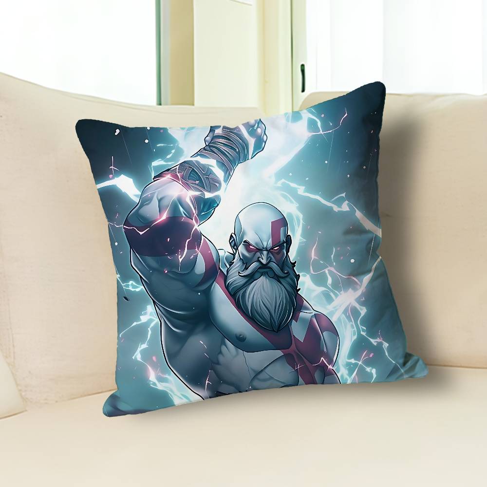 G-God of W-War Game Anime Celebrity Merchandise All-Match Printed Pillow Case Sofa Car Office Room Decoration Protector