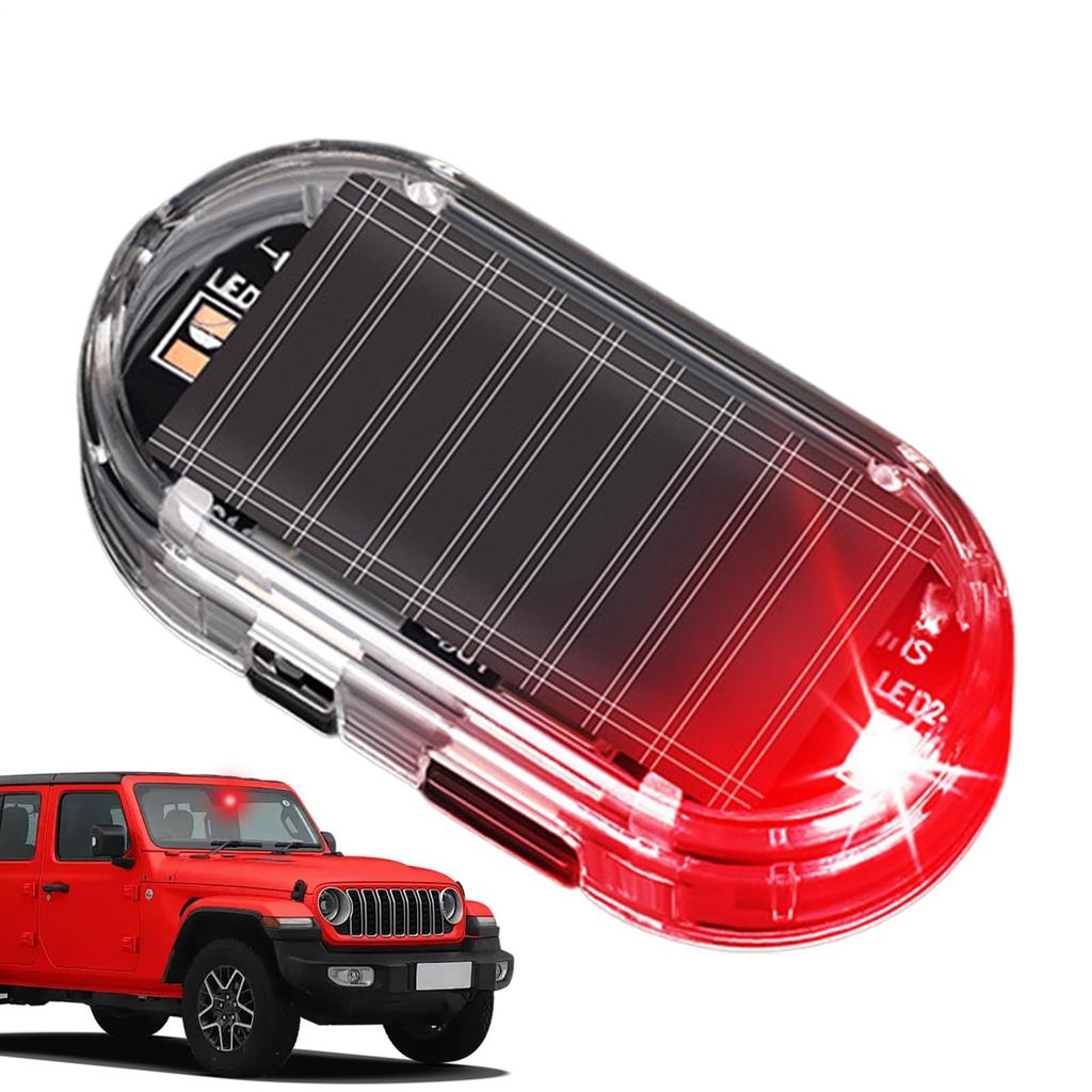 Solar Powered Car Alarm Light, Car Solar , Dummy Car Alarm Light, Anti-Theft, Security