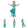 Enchanting Aladdin Princess Jasmine Cosplay Dress Set For Adults And Girls