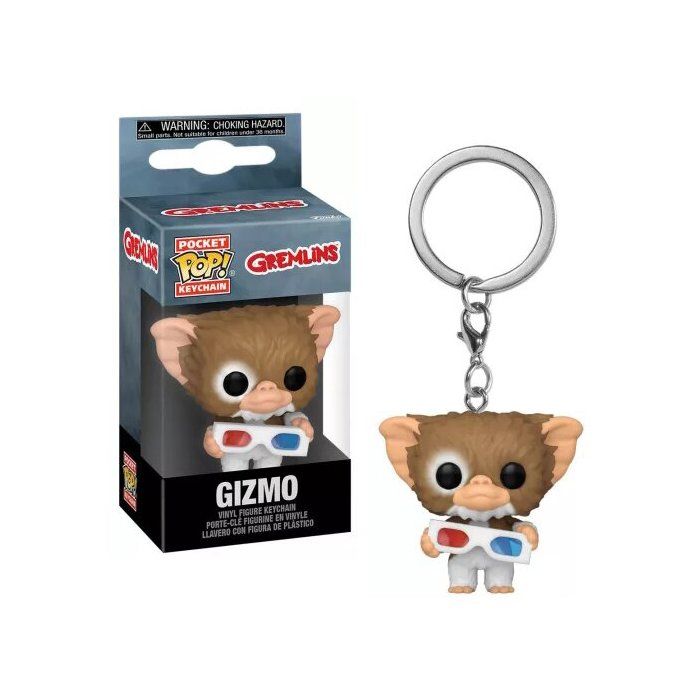 Porte-clé - Funko - Gremlins Gizmo - Lunettes 3D - Marron - Adulte