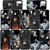 Cover for iPhone 17 16 15 Xiaomi Poco Redmi Note 14 13 12 Pro Max 9 16e Samsung Galaxy S25 S24 S23 OPPO Huawei Cartoon Death Note L Lawliet Phone Case