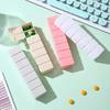Wöchentlicher Pillenorganisator Reise Tägliche Pillendose Medikamentenorganisator 7 Tage für Fischöl, Kalziumtabletten Nahrungsergänzungsmittel & Andere Vitamine
