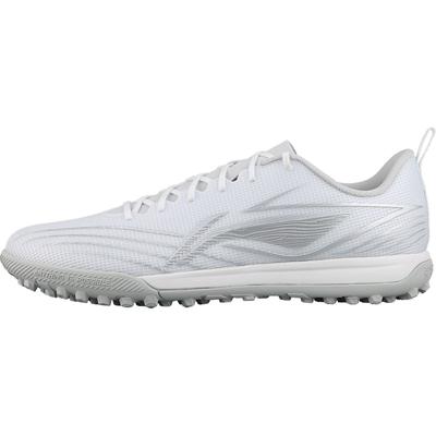 Li Ning Shadow 3.5 Rahat TF (Kauçuk Çiviler) Suni Çim Kaymaz Dayanıklı Futbol Ayakkabıları Erkek Futbol Ayakkabıları Gümüş YSTV0114