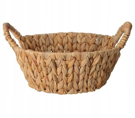 Wicker bread basket 30x20x11cm With handles, natural