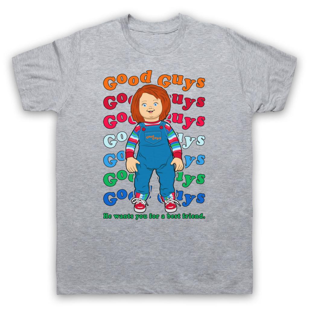 2025  Are Selling Well In Summer CHUCKY CHILD'S PLAY GOOD GUY Horror Movie Peripheral Casual Cotton T-shirt