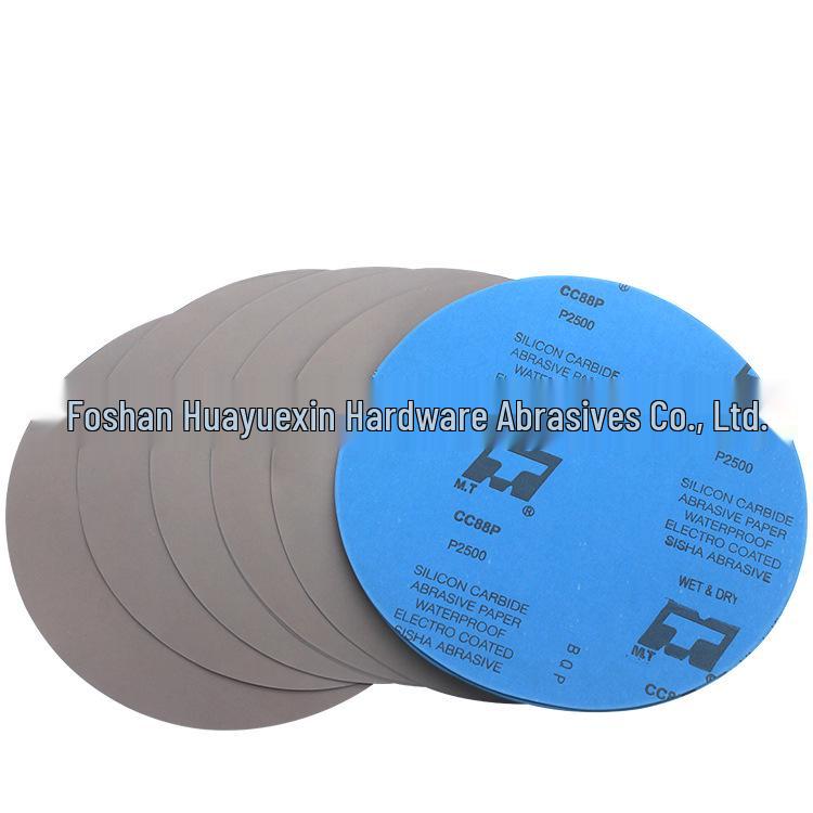 2500 Grit 10-inch Wet/Dry Sandpaper, 250mm Round, High Precision Polishing Metallographic