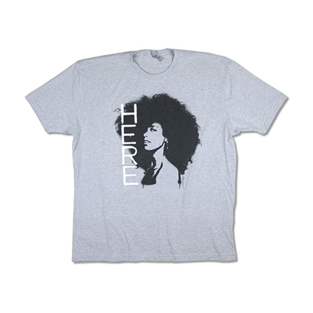 Men s Alicia Keys Afro Tee T-shirt Medium Heather 4XL