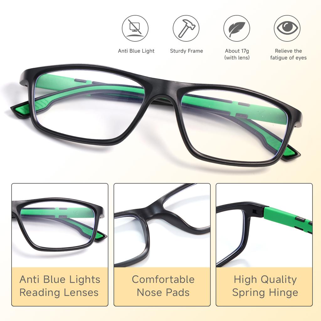 Auto Focus Reading Glasses Blue Light BlockingUnisex Design | Ideal for Computer Use & Perfect Gift Choice