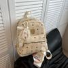 Cute Bear Backpack For Women With Pu Material And Large Capacity For Daily Commuting