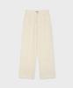 FALLETT Corduroy Wide Pants Ivory
