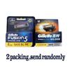 4Pc Gillette Sharp Shaving Razor Blade Safety Fusion Proglide Flexball Men'S Face Beard Shaver Cassette Blades Refills Manual