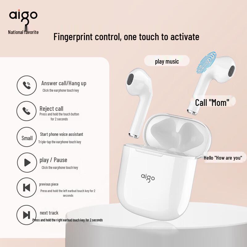 aigo T18 Gaming Sports Neckband Bluetooth Earphones