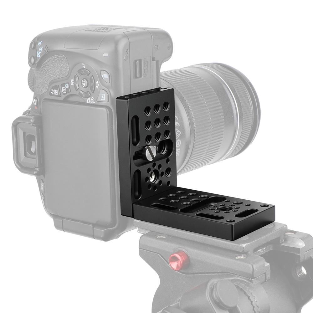 Універсальна L-подібна швидкознімна пластина для штатива DSLR/бездзеркальної камери - Стабілізатор для вертикальної зйомки (3920)