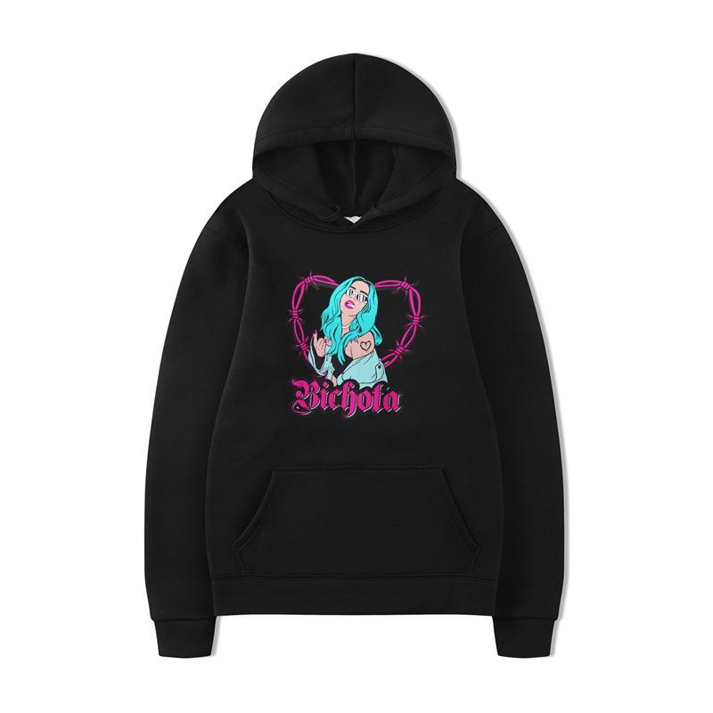 Karol G Letter Print Hoodies New Autumn Men Fashion Long Sleeve Sweatshirts Women Casual Streetwear Pullovers Sudaderas