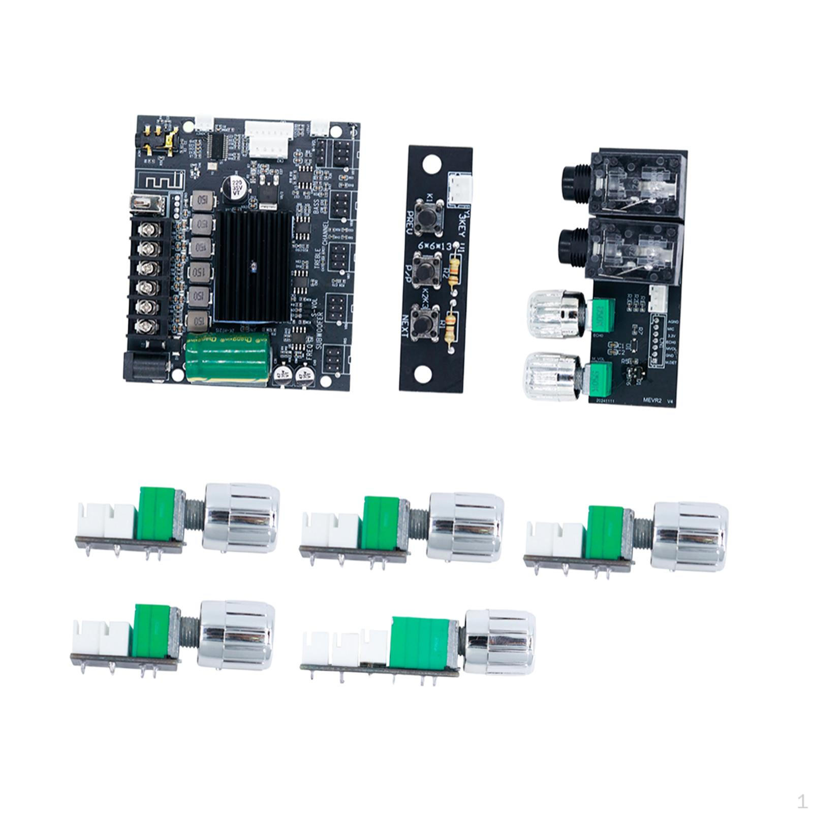 

Speaker Amplifier Board Microphone Sound Module Professional Anti Howling TPA3116D2 2.1 Channel