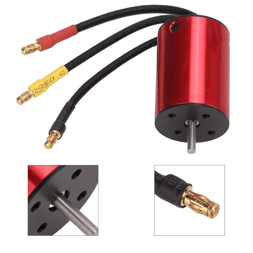 4500KV Brushless Motor High Torsion CNC Machining High Toughness 50000 RPM Brushless Motor for 1/16 for 1/14 RC Cars