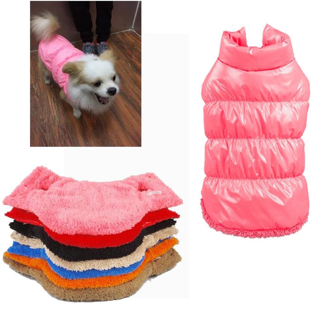 And Winter Pet Color Coat Down Jacket Vest Thickened Pet Clothes