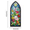 Translucent Stained Window Bookmark Hand Account Decoration Pagination Mark  Home Decor
