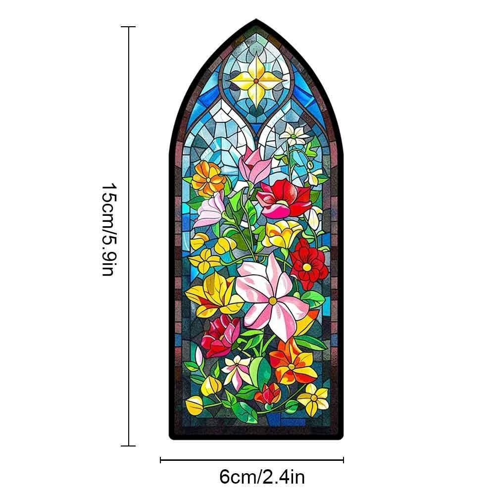 Translucent Stained Window Bookmark Hand Account Decoration Pagination Mark Home Decor