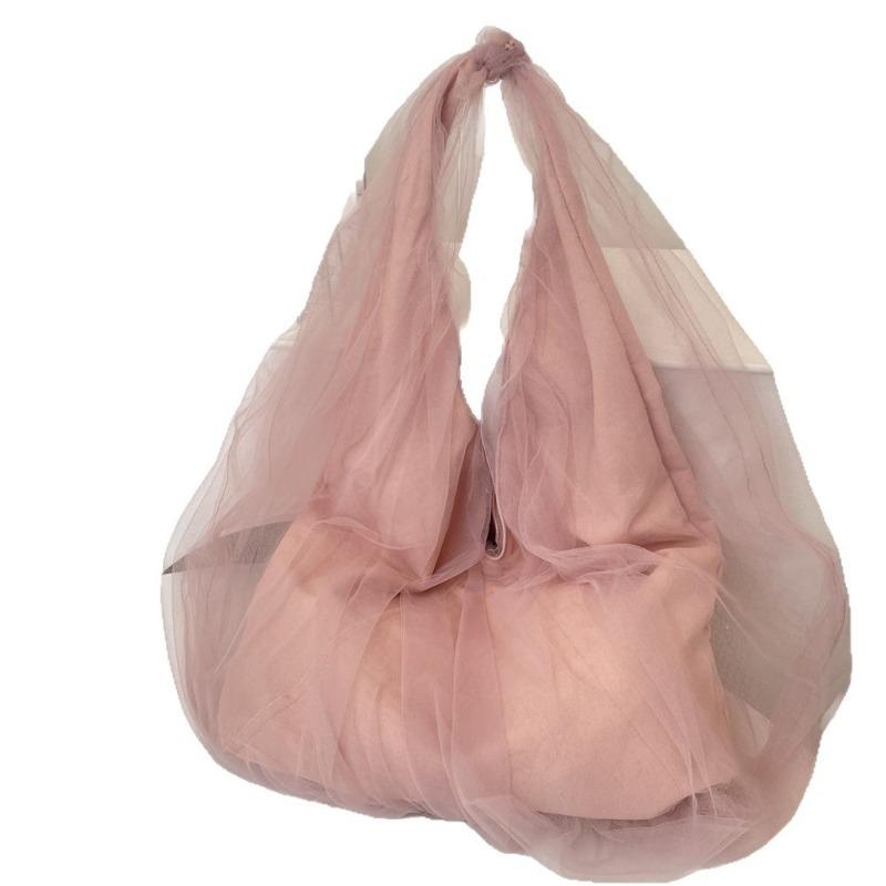 52 spring and summer new design mesh tote bag girl fashion versatile casual underarm shoulder bag