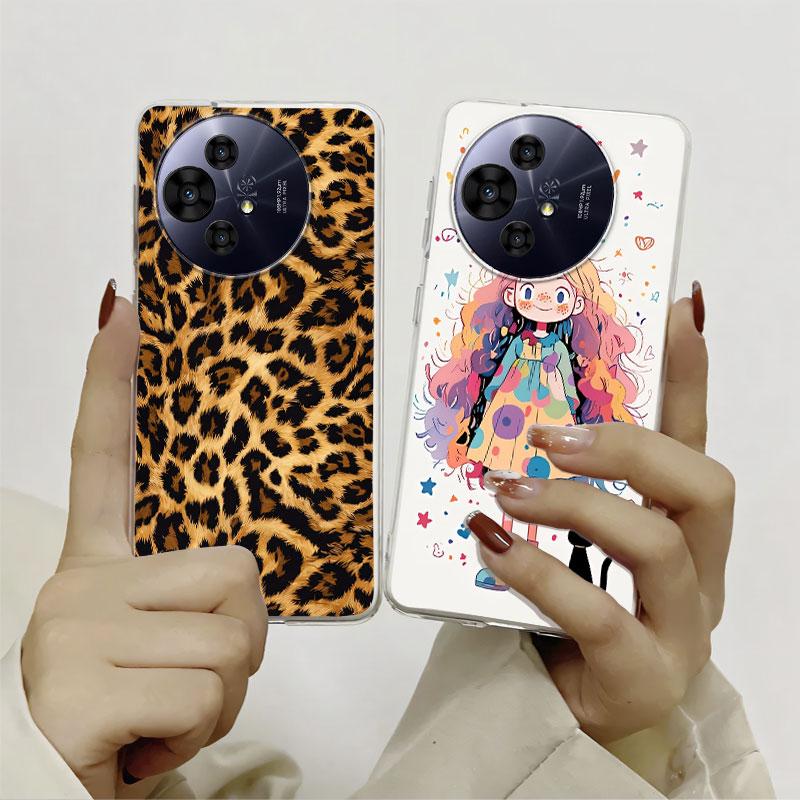 For TCL 50 SE 50 50XE 50XL NxtPaper 5G Case Cover For TCL 505 501 Marble Clear Soft Silicone Phone Case Cartoon Flower Fundas