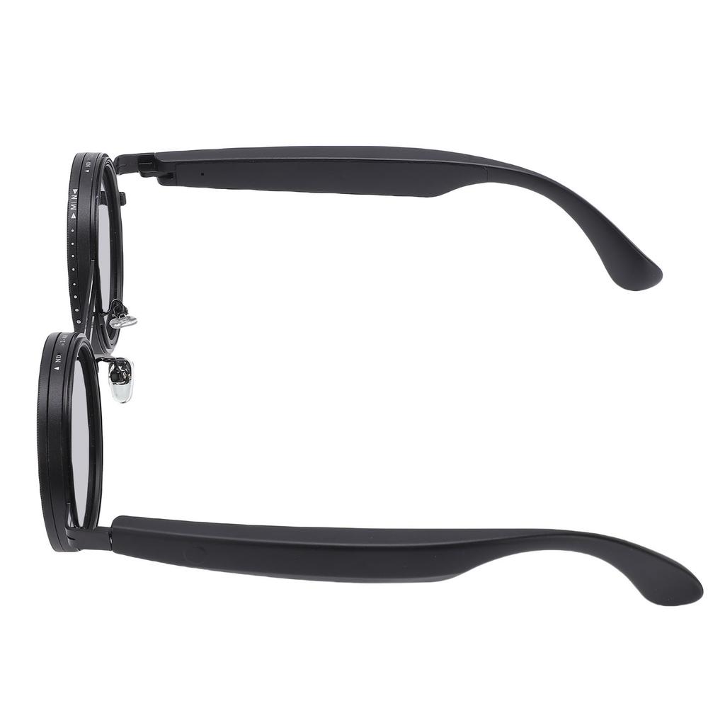 Smart Translation Glasses Round 52mm ND2-400   Dimming Polarized Sunglasses for Daily Use Travel