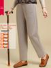 Pantaloni in Lana Foderati in Pile da Donna per Anziani - Larghi, Dritti, Stile Autunno/Inverno