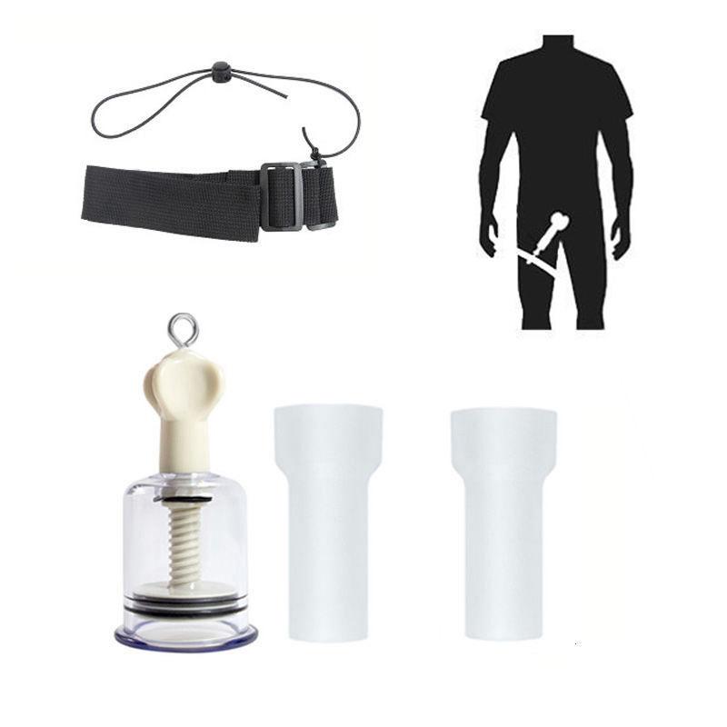 Men's Extended Exercise Penis Extender Hanger Trainer for Greater Enhancement Dick Vacuum Stretch Pump Sex Toys for Men