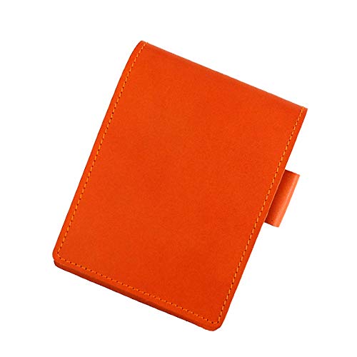 Rhodia No. 12 Leather Cover (Made In Japan) with One Notepad (Orange)