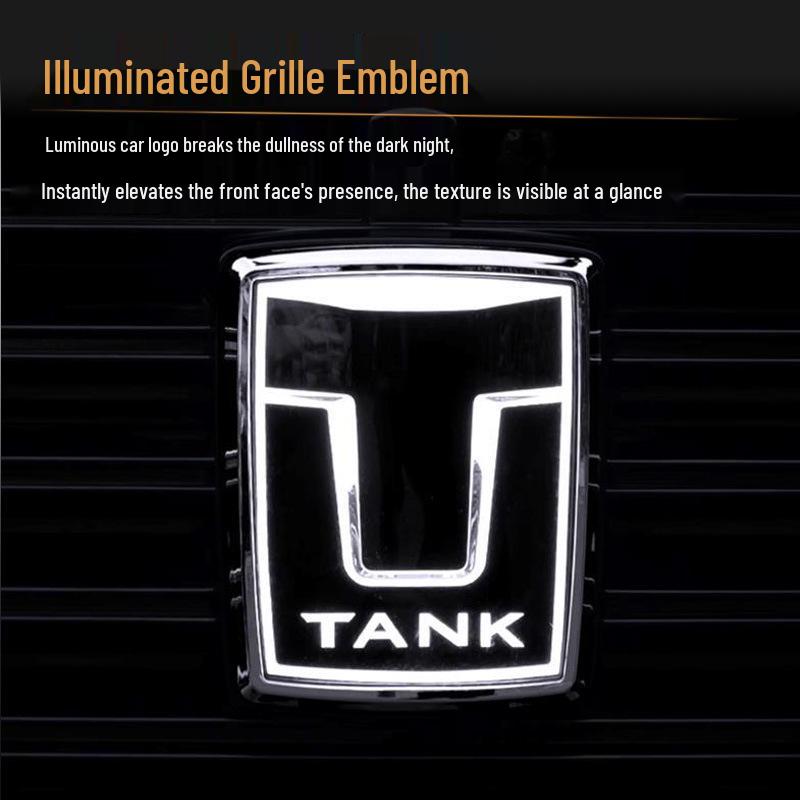 Tank 300 Yellow LED Grille Spotlight and Emblem Ambient Light Kit