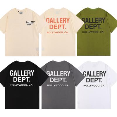 Gallery Dept Unisex High-Quality Double Yarn Cotton Pattern Print T-Shirt