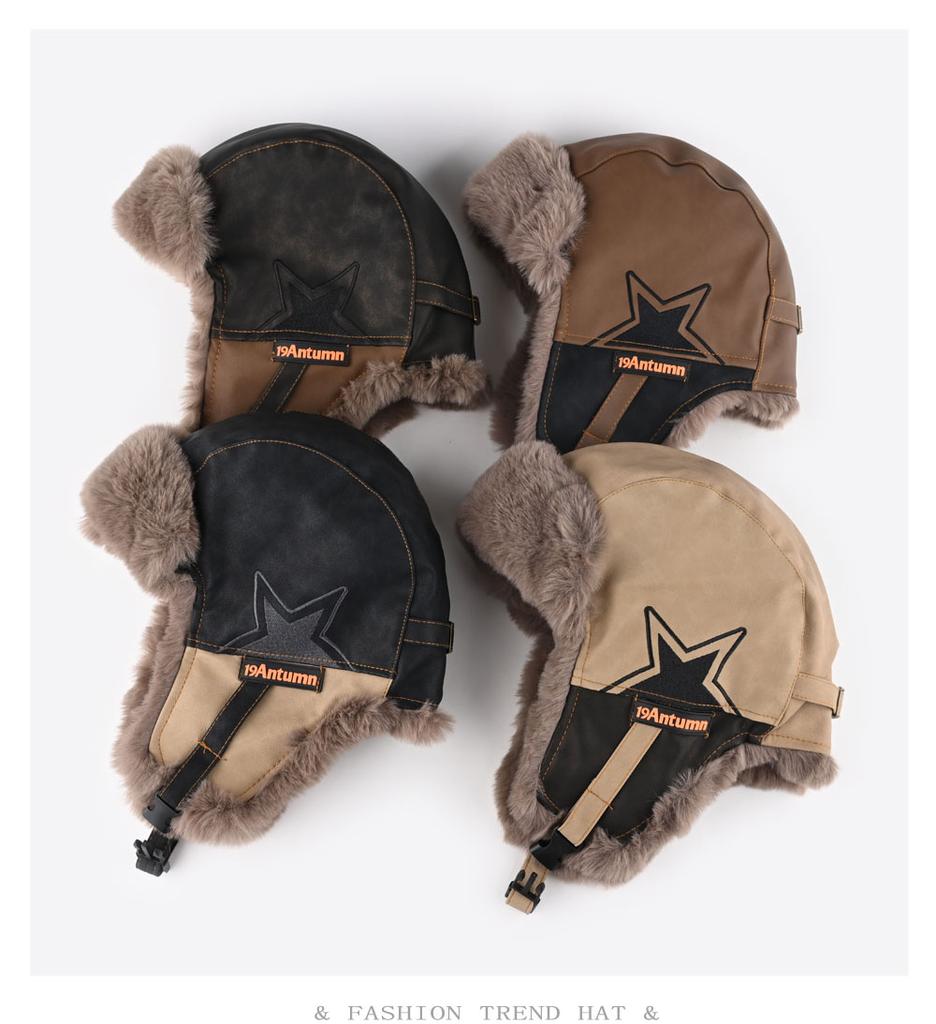 Winter Cycling Hat For Men & Women - Velvet Earflap Hat With Thickened Warm Ear Protection, Cold Proof Outdoor Wear Beanie New