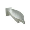 Punch-Free Wall-Mounted Leaf Soap Dish - Non-Accumulating, Draining Design for Bathroom & Laundry