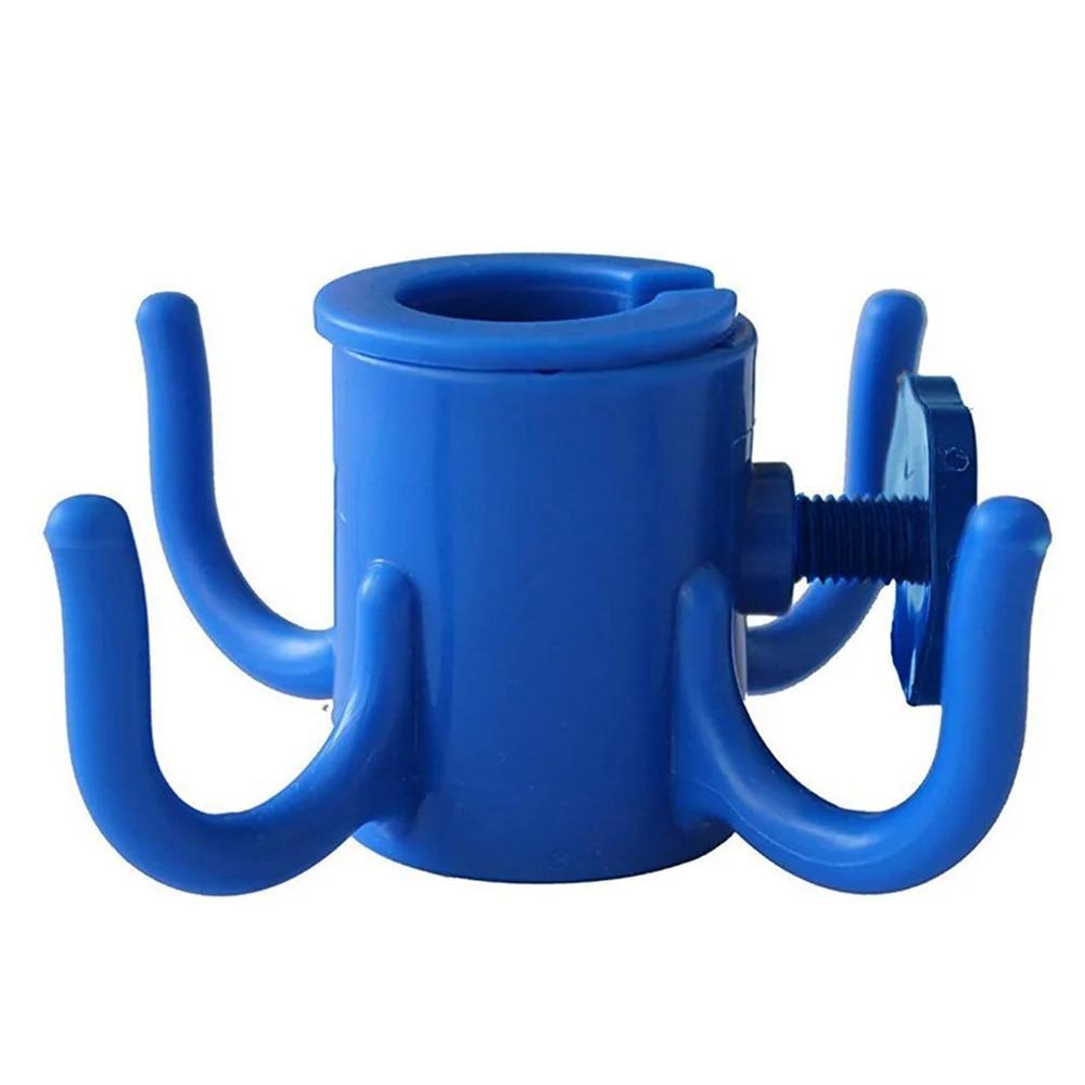 Adjustable 4 Arms Rotating Umbrella Hook Portable Hook for Beach Patio Hanger Summer Beach Fishing Home Accessories Hooks
