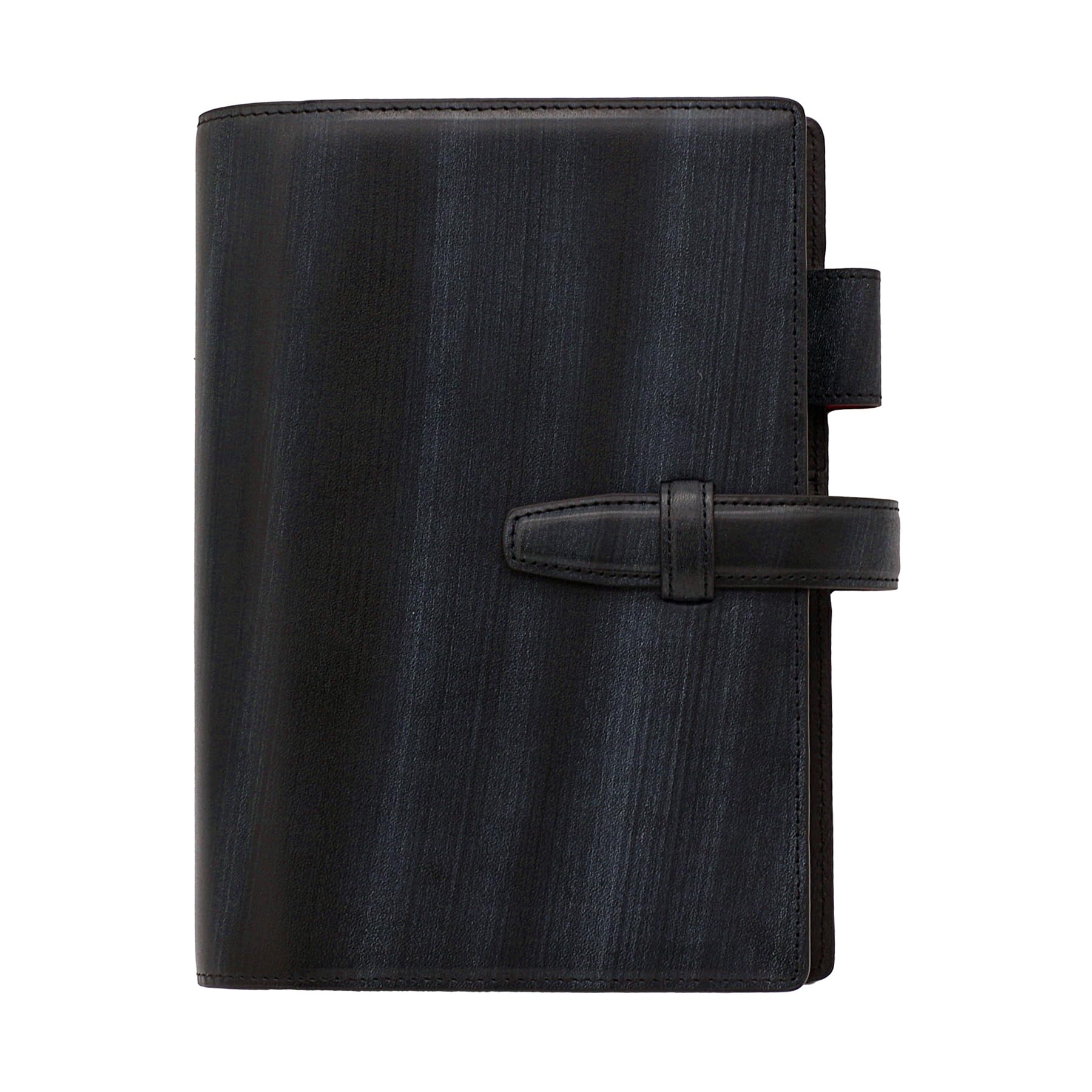 

Bible size bridle leather ring diameter 20mm System organizer leather binder JP [navy]