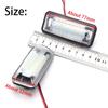 2PS License Plate Light Rear Tail Lamp Upgrade Error Free for 2013-2015 Subaru Forester BRZ Impreza Legacy For Scion FR-S