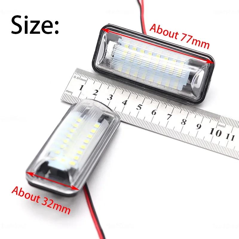 2PS License Plate Light Rear Tail Lamp Upgrade Error Free for 2013-2015 Subaru Forester BRZ Impreza Legacy For Scion FR-S