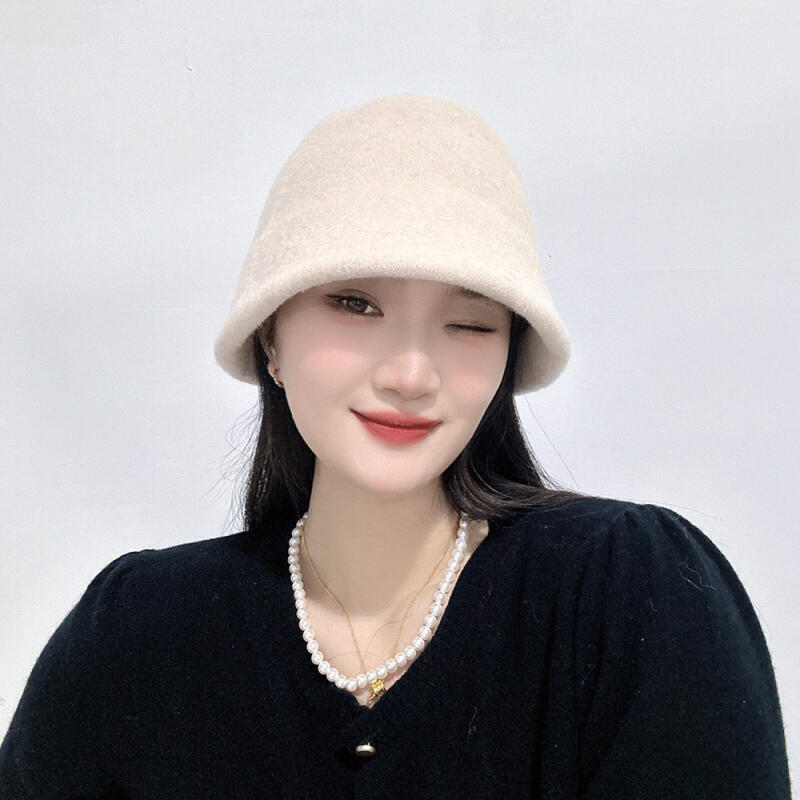 Шляпа-ведро из шерсти Дианы (бежевый)