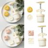 Eis Haut Gebäckform Handgepresste Mondkuchenform Festival Bohnenpasten Kuchenformen Dessert ABS Formen für Kochliebhaber