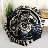 1 ud. Paraguas de Calavera Paraguas Plegable Portátil Estructura Ósea de Hueso de Hierro Paraguas para Exteriores y Hogar