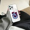 Trabzonspor Handyhülle Für iPhone 17, 16, 15, 14, 13, 12, 11 Plus, Pro Max, Andere Weiche Schwarze Hülle