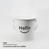 OLOEY Hello Smile Mini Metal Snack Bucket Set