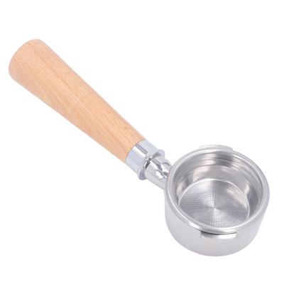 58mm Bottomless Portafilter Wood Handle Double Ear Coffee Portafilter for GAGGIA Coffee Machine A2