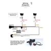 12V 24V Kit Headlight Harness For Work Light Wide Compatibility Direct Plug-in Connectors Slow-blow Fuse Protection For Car