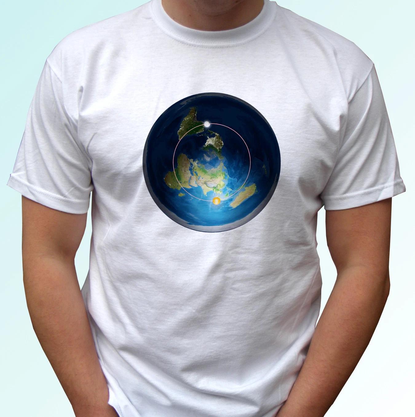 Flat Earth map kids boys T-Shirt top tee design s s kids baby sizes 130