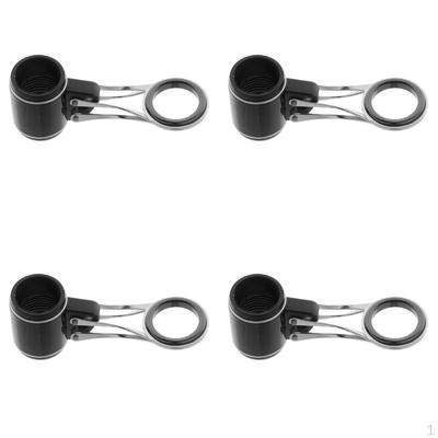 4 darab összecsukható rozsdamentes acél horgászbot vezetőgyűrű